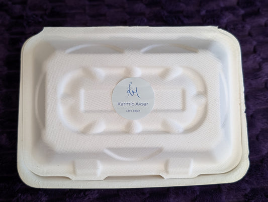 Karmic Clamshells – Compostable Sugarcane Takeout Containers 9" x 6" x 3"